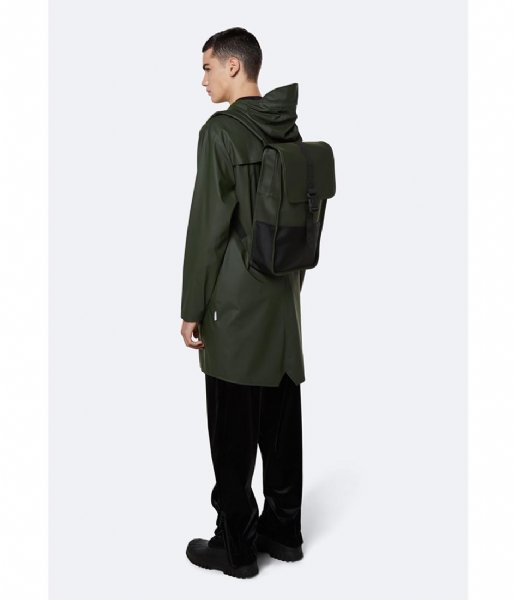 Rains  Buckle Backpack Mini Green (3)